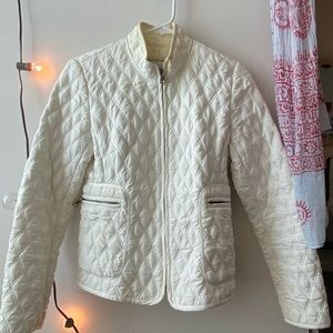 White quilted light BANANA REPUBLIC spring jacket